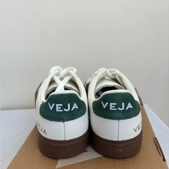 Veja Campo Leather Cyprus Bark Womens Size 7 Eu38 sneakers NWB - Picture 4 of 8